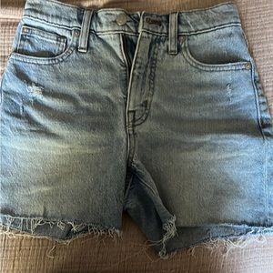 Madewell high rise shorts